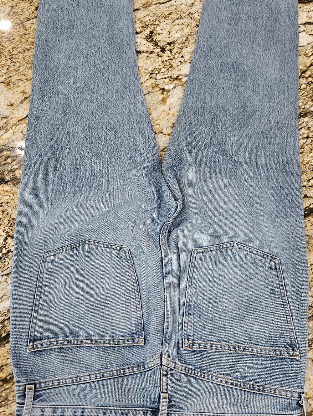 AGOLDE Women's 90s Riley High Rise Loose Jeans Raw Hem Size 29 Inseam 25" - Picture 4 of 10